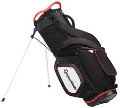 TAYLORMADE PRO 8.0 STAND BAG BLACK/WHITE/RED -Ping Store 32937 4