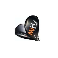 Lind Golf MiHY Black Right Hand Hybrid Rescue Wood, Graphite Shaft, Regular Flex