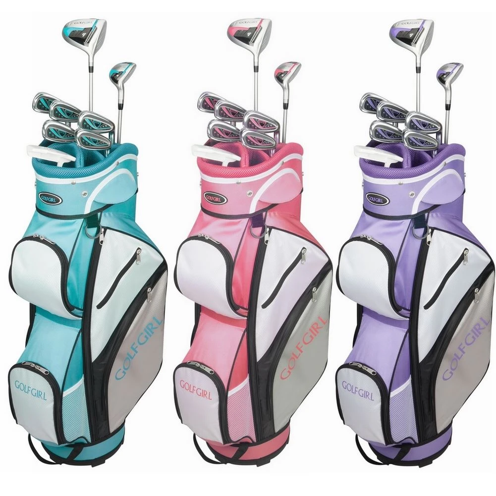 GolfGirl FWS3 Ladies Golf Clubs Set With Cart Bag, All Graphite, Right Hand 3 GolfGirl FWS3 Ladies Golf Clubs Set With Cart Bag, All Graphite, Right Hand