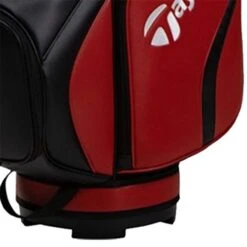 TaylorMade Deluxe Cart Bag Red - Black -Ping Store TA22A0308001 3 L
